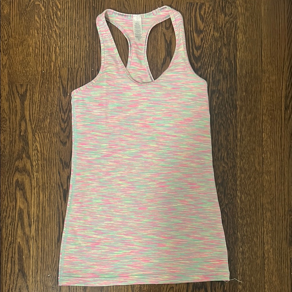 Ivivva Pastel Striped Tank Top. Youth size 12